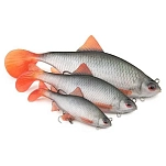 Fox rage NRE501-UNIT Мягкий приманка Ultra-Realistic Pike Replicant 18g 100 mm Серебристый