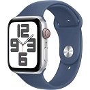 Купить Apple MXGP3QL/A  Watch SE GPS + Cellular 44mm Sport Band Серебристый Silver Aluminium / Denim S-M 7ft.ru в интернет магазине Семь Футов