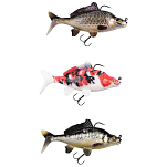 Fox rage NRE077 Replicant Carp Мягкая Приманка 140 мм Золотистый Super Natural Koi Carp