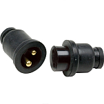 Seachoice 50-13801 Molded Marine Connector Polarized Черный Black