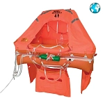 Lalizas 502116 Спасательный плот ISO Atlantic II C 4C >24h Orange 66x42x28