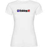 Kruskis 11502102lk029 Футболка с коротким рукавом Fishing White 30x25x2