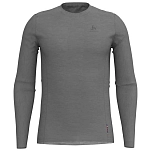 Odlo 110632-15700-XXL Базовый слой с длинным рукавом Natural&Light Crew Серый Grey Melange 2XL