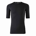 Gist 0028 1101 E22A01 Базовый слой с коротким рукавом Lana Merino Черный Black 2XL