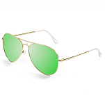 Ocean sunglasses 18111.7 поляризованные солнцезащитные очки Bonila Gold Green Flat/CAT3