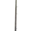 Marine town 5252266 Складной флагшток из нержавеющей стали Серебристый Grey 600 x 19 mm 