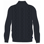 Sea ranch 21-7-637-4000-XXL Свитер с высоким воротом Caspian Черный Sr Navy 2XL