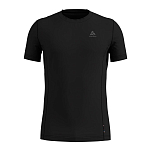 Odlo 110642-15000-XXL Базовый слой с коротким рукавом Natural&Light Crew Черный Black 2XL