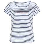 Sea ranch 25-6-050-1083-l Футболка с коротким рукавом Delilah Pearl / Federal Blue 30x25x2