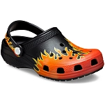 Crocs 210993-0c4-j4 Деревянные башмаки Classic Flames Black / Multi 35x25x15 EU 36
