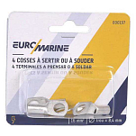 Euromarine 000197 16 mm2 Клемма для обжима и пайки 4 единицы Grey 8.4 mm