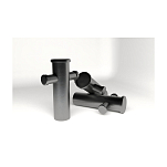 Кнехт швартовый крестовый 7ФТ 1В ГОСТ 11265-73 Ø219 427х265мм врезной сварной из стали