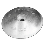 Цинковый дисковый анод Tecnoseal 00105 Ø140x30мм для пера руля