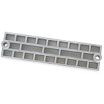Martyr anodes 194-CM43396Z Mercury Mercruiser Вафельный батончик Анод Серебристый Grey