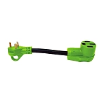 Seachoice 590-2967 Адаптер вилки Зеленый  Black / Green 30A Female/50A Male