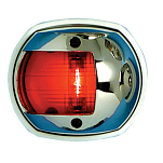 Бортовой огонь Sphera Design Compact 12 красный 112,5° 12В 10Вт 72x41x62,5мм для судов до 12м из полированной нержавеющей стали, Osculati 11.406.01