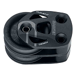Harken 6298 80 Mm Двойной шкив для ног Черный Black