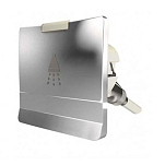 Plastimo P67597 Хромированная квадратная крышка с душем Бесцветный Silver