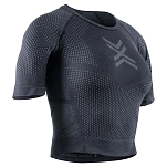 X-BIONIC xc-rtcts25w-b130-s Базовый слой с коротким рукавом Xceed Run Crop Black / Rhino Grey 30x25x2