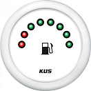 Купить Светодиодный указатель уровня топлива KUS WW KY10309 Ø52мм 12/24В IP67 240-33Ом 8 светодиодов белый/белый 7ft.ru в интернет магазине Семь Футов