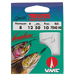 Ragot 381421021 Special Trout Natural Bait 7040NI Связанные Крючки 0.5 m 0.120 mm Голубой 14 