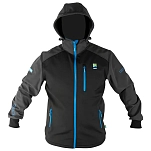 Preston innovations P0200523 Куртка Duratech Softshell  Black / Blue 3XL