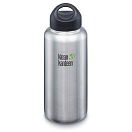 Купить Klean kanteen 1003121 Широкий 1.2L Черный  Brushed Stainless 7ft.ru в интернет магазине Семь Футов