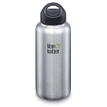 Klean kanteen 1003121 Широкий 1.2L Черный  Brushed Stainless