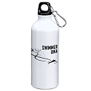 Купить Kruskis MD4049S101S156 Swimming DNA 800ml Алюминиевая бутылка Серебристый White 7ft.ru в интернет магазине Семь Футов