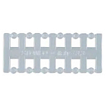 Stonfo 112886 Tail Rubbers  Red 3.3 mm