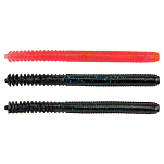 Berkley 1482191 Powerbait Lugworm 100 Mm Черный  Clear Pink