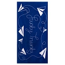 Купить Funky trunks FT9071991-None полотенце Cotton Голубой  Paper Plain 7ft.ru в интернет магазине Семь Футов