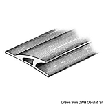Profilo paracolpi 3x90x23 mm grigio scuro RAL 7012 Osculati 66.022.03