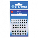 Flashmer OAMW Yeux 3D Голографический клей Черный White