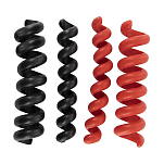 Muvit MUGOO0043 Spiral Cable Organizer 4 Units Черный  Black / Red