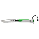 Купить Opinel 2319 Nº08 Outdoor Карманный нож  Fluo Green 8.5 cm 7ft.ru в интернет магазине Семь Футов