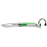 Opinel 2319 Nº08 Outdoor Карманный нож  Fluo Green 8.5 cm