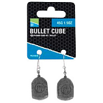 Preston innovations P0220027 Bullet Cube Вести Серый  Grey 15 g 
