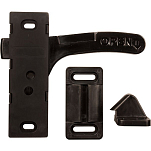 Jr products 342-0611865 Двунаправленная дверная защелка экрана Черный