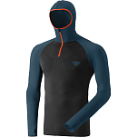 Dynafit 08-0000071046-8161-L-XL Базовый слой с длинным рукавом Ft Dryarn Warm Черный Mallard Blue L-XL