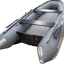 Надувная лодка ПВХ SOLAR-380 К (Максима), серый SLR380k_max_grey
