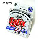 Купить Sufix 13SUS21FC40C80H Super 21 SOC Фторуглерод 80 m Черный Clear 0.400 mm  7ft.ru в интернет магазине Семь Футов
