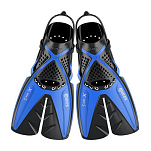 Ласты для снорклинга разрезные с открытой пяткой Mares X-One-S 410338 размер 44-47 синий