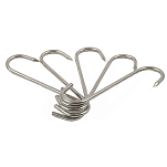 Mjoelner hunting 10323001580 мясницкие крючки 8 mm 6 куски Metal  Hunt