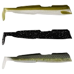 Westin S084-863-006-UNIT Мягкий приманка Sandy Andy Weedless Jig 75 mm 3 Единицы Black Silhouette