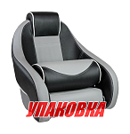 Кресло с болстером Stingray, обивка винил, цвет черный/серый (упаковка из 2 шт.) Marine Rocket MR18010_pkg_2