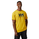 Купить Helly hansen 33979_348-4XL Футболка с коротким рукавом Logo Желтый Gold Rush 4XL 7ft.ru в интернет магазине Семь Футов