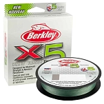 Berkley 28632296172 Плетёная леска X5 300 m  Low Vis Green 0.100 mm