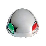 Комбинированный бортовой огонь Sea-Dog 225° 12/24В красный/зеленый свет из нержавеющей стали AISI316, AISI304 для судов до 20м, Osculati 11.051.03