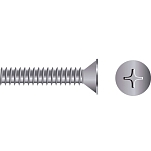 Seachoice 50-59639 Phillips Винт с плоской головкой M/S 4 Единицы Серебристый Silver 10-24 x 2´´ 
